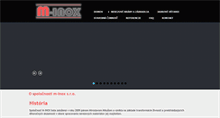Desktop Screenshot of m-inox.sk